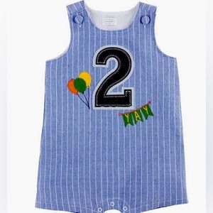 Mud Pie 2nd Birthday Boy Jon Jon